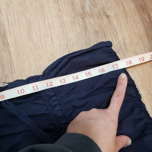 Like NEW! XCVI Double Shirred Panel Skirt In "Navy", Size XL - Picture 7 of 8